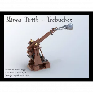 MOCs Prêts-à-Construire BAM-533 Gondor Tower with Trebuchet — où acheter au meilleur tarif sur Planet-Brick (vue détail 2)