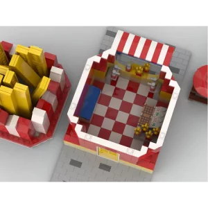 MOCs Prêts-à-Construire BAM-555 Modular French Fries Stand — où acheter au meilleur tarif sur Planet-Brick (vue détail 2)
