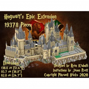 MOCs Prêts-à-Construire BAM-560 Hogwarts Castle Set #71043 Epic Extension — comparateur de prix sur Planet-Brick (vue détail 1)