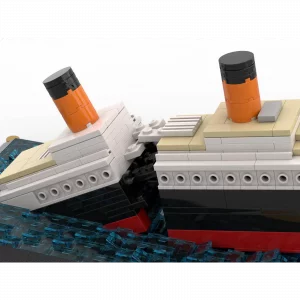 MOCs Prêts-à-Construire BAM-595 Titanic Sinking Scene — comparateur de prix sur Planet-Brick (vue détail 1)
