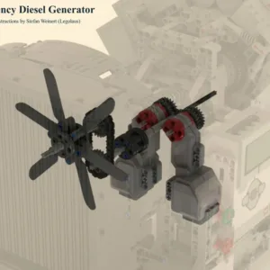 Emergency V16 Diesel Generator