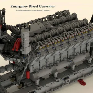 Emergency V16 Diesel Generator