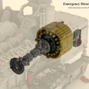 Emergency V16 Diesel Generator