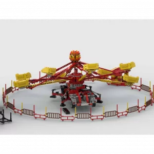 MOCs Prêts-à-Construire BAM-702 Octopus Fairground ride — comparatif marchands sur Planet-Brick (vue détail 7)