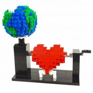 Love Planet, a heart Automaton