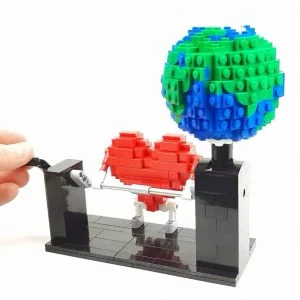 MOCs Prêts-à-Construire BAM-724 Love Planet, a heart Automaton — où acheter au meilleur tarif sur Planet-Brick (vue détail 2)