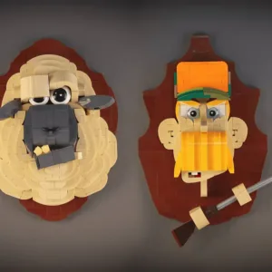 Sheep & Hunter, by StensbyLego