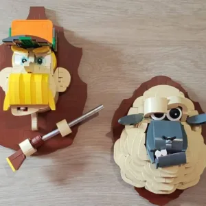 Sheep & Hunter, by StensbyLego
