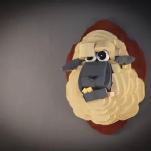 Sheep & Hunter, by StensbyLego