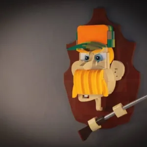 Sheep & Hunter, by StensbyLego