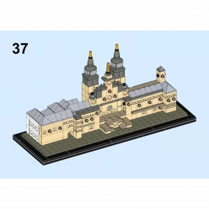 MOCs Prêts-à-Construire BAM-984 Santiago de Compostela Cathedral — comparateur de prix sur Planet-Brick (vue détail 1)