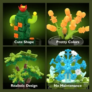 JMBricklayer 10001 La Plante Succulente — comparez les prix sur Planet-Brick (vue détail 4)