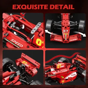 JMBricklayer 11007 La Voiture de Course F1 Échelle 1:8 — bons plans et promos sur Planet-Brick (vue détail 3)