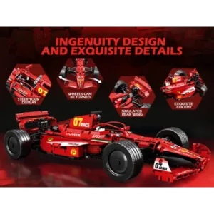 JMBricklayer 11007 La Voiture de Course F1 Échelle 1:8 — comparatif marchands sur Planet-Brick (vue détail 7)