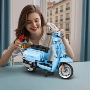 JMBricklayer 11037 La Moto Side-car V200 avec Support — bons plans et promos sur Planet-Brick (vue détail 3)
