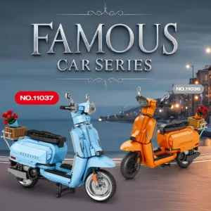JMBricklayer 11037 La Moto Side-car V200 avec Support — prix le plus bas sur Planet-Brick (vue détail 6)