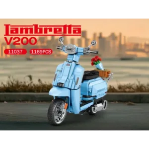 JMBricklayer 11037 La Moto Side-car V200 avec Support — comparatif marchands sur Planet-Brick (vue détail 7)