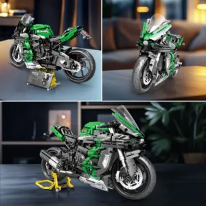 JMBricklayer 2088 La Moto H2 SX SE Échelle 1:5 — où acheter au meilleur tarif sur Planet-Brick (vue détail 2)