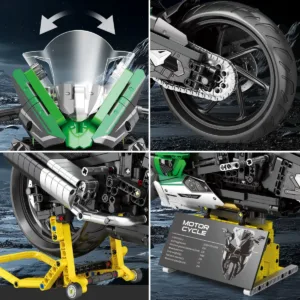 JMBricklayer 2088 La Moto H2 SX SE Échelle 1:5 — bons plans et promos sur Planet-Brick (vue détail 3)
