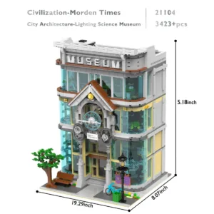 JMBricklayer 21104 Le Musée des Sciences — comparateur de prix sur Planet-Brick (vue détail 1)