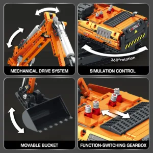 JMBricklayer 22003 La Pelleteuse RC — comparateur de prix sur Planet-Brick (vue détail 1)
