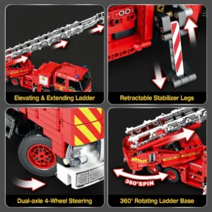 JMBricklayer 22005 Le Camion de Pompiers RC — où acheter au meilleur tarif sur Planet-Brick (vue détail 2)