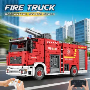 JMBricklayer 22008 Le Camion de Pompiers avec Lance à Eau — comparateur de prix sur Planet-Brick (vue détail 1)