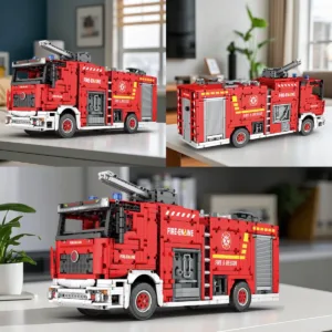 JMBricklayer 22008 Le Camion de Pompiers avec Lance à Eau — où acheter au meilleur tarif sur Planet-Brick (vue détail 2)