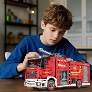 JMBricklayer 22008 Le Camion de Pompiers avec Lance à Eau — meilleure offre du moment sur Planet-Brick (vue détail 5)