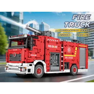 JMBricklayer 22008 Le Camion de Pompiers avec Lance à Eau — comparatif marchands sur Planet-Brick (vue détail 7)