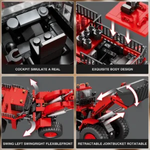 JMBricklayer 22010 Le Bulldozer RC — comparez les prix sur Planet-Brick (vue détail 4)