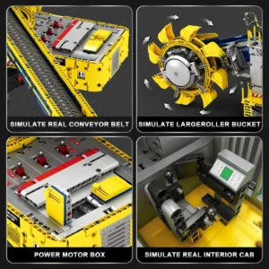 JMBricklayer 22017 L'Excavatrice à Roue-Pelle — bons plans et promos sur Planet-Brick (vue détail 3)