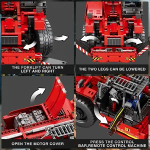 JMBricklayer 22020 Le Chariot Élévateur à Bras Télescopique RC — comparateur de prix sur Planet-Brick (vue détail 1)