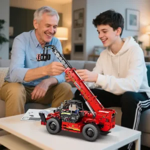 JMBricklayer 22020 Le Chariot Élévateur à Bras Télescopique RC — comparez les prix sur Planet-Brick (vue détail 4)
