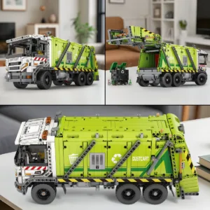 JMBricklayer 22022 Le Grand Camion Poubelle RC — comparateur de prix sur Planet-Brick (vue détail 1)