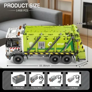JMBricklayer 22022 Le Grand Camion Poubelle RC — bons plans et promos sur Planet-Brick (vue détail 3)