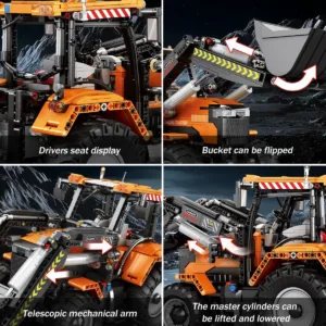 JMBricklayer 22024 Le Tracteur-Chargeur RC — comparez les prix sur Planet-Brick (vue détail 4)