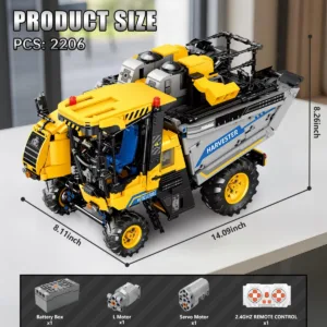 JMBricklayer 22026 Le Tracteur Vendangeur RC — où acheter au meilleur tarif sur Planet-Brick (vue détail 2)