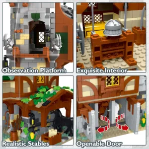 JMBricklayer 30107 La Tour de Garde des Écuries — où acheter au meilleur tarif sur Planet-Brick (vue détail 2)