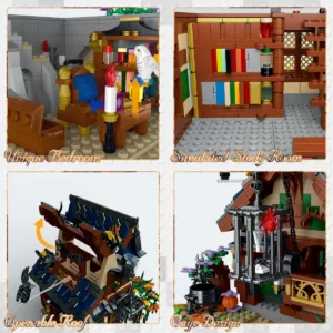 JMBricklayer 30117 La Cabane du Sorcier Médiévale — comparateur de prix sur Planet-Brick (vue détail 1)