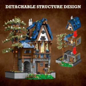 JMBricklayer 30123 La Maison du Magicien Médiévale — prix le plus bas sur Planet-Brick (vue détail 6)