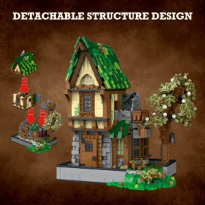 JMBricklayer 30124 La Taverne Médiévale Illuminée — comparateur de prix sur Planet-Brick (vue détail 1)
