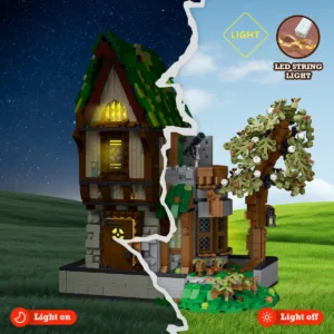 JMBricklayer 30124 La Taverne Médiévale Illuminée — comparez les prix sur Planet-Brick (vue détail 4)