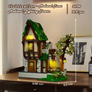 JMBricklayer 30124 La Taverne Médiévale Illuminée — meilleure offre du moment sur Planet-Brick (vue détail 5)