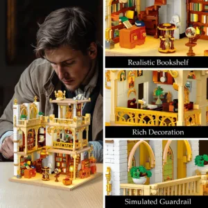 JMBricklayer 30126 La Librairie de Style Européen — comparez les prix sur Planet-Brick (vue détail 4)