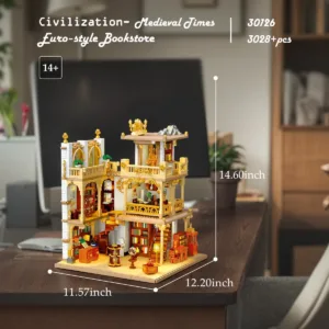 JMBricklayer 30126 La Librairie de Style Européen — meilleure offre du moment sur Planet-Brick (vue détail 5)