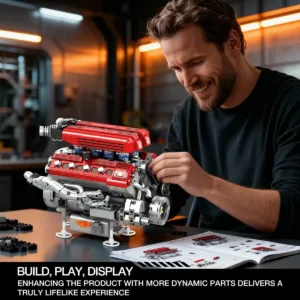 JMBricklayer 33015 Le Moteur V8 — prix le plus bas sur Planet-Brick (vue détail 6)