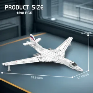 JMBricklayer 33036 Le Bombardier Stratégique Tu-160 — bons plans et promos sur Planet-Brick (vue détail 3)