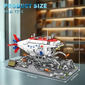 JMBricklayer 33042 Le Sous-marin Habité Jiaolong — où acheter au meilleur tarif sur Planet-Brick (vue détail 2)
