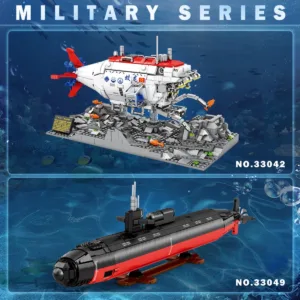 JMBricklayer 33042 Le Sous-marin Habité Jiaolong — bons plans et promos sur Planet-Brick (vue détail 3)